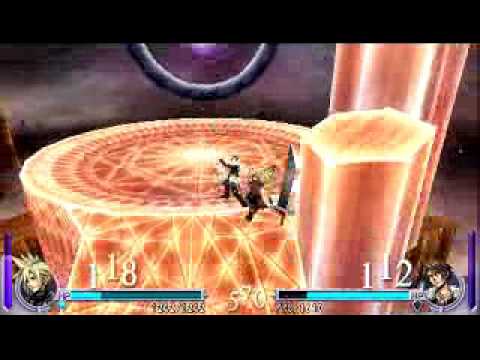 Dissidia FF (PSP)(LV5) Cloud vs Squall