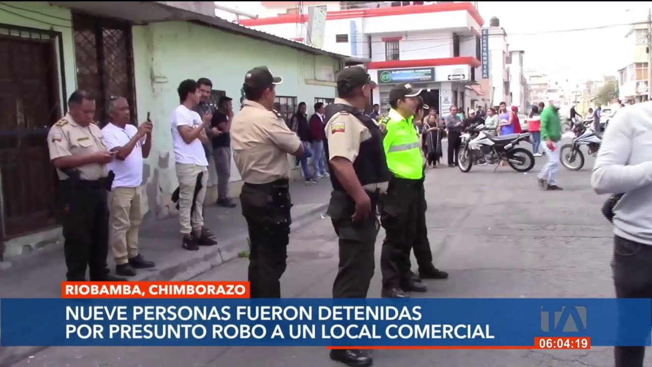 9 personas fueron detenidas por presunto robo a un local comercial en ...