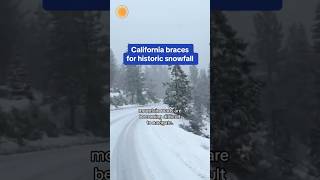 Up to 12 feet of snow could fall in California’s Sierra Nevada #shorts