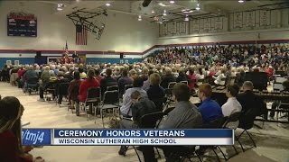 Local high schoolers serve breakfast at Veterans Day ceremony