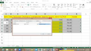 Microsoft Excel 2013 Tutorial in Bengali – (Part 6) - Advance Marks Sheet
