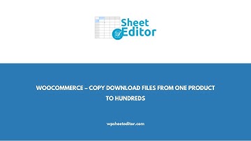 WooCommerce – Copy Download Files From One Product to Hundreds
