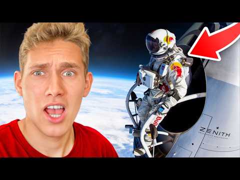 He really skydived from space?!
