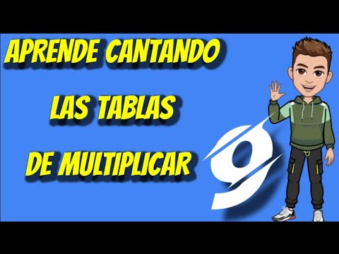 La Tabla del 9 para niños Cantando, reggaeton. Tablas de Multiplicar