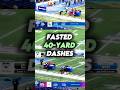 Fastest 40s of ALL TIME😳✌️ #shorts #nfl