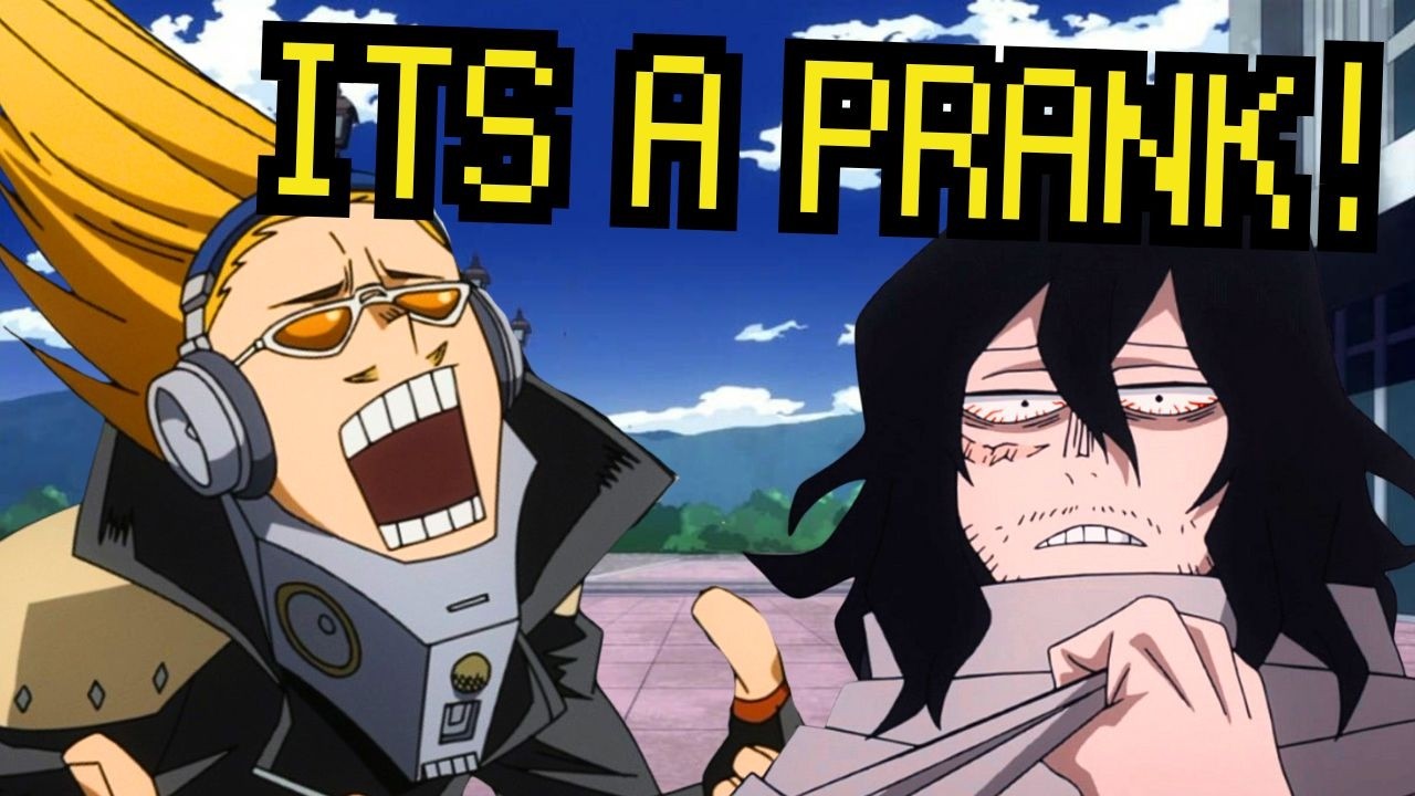 Present Mic Prank Calls Aizawa In MHA