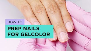 OPI Gel Polish Manicure Nail Prep Tutorial