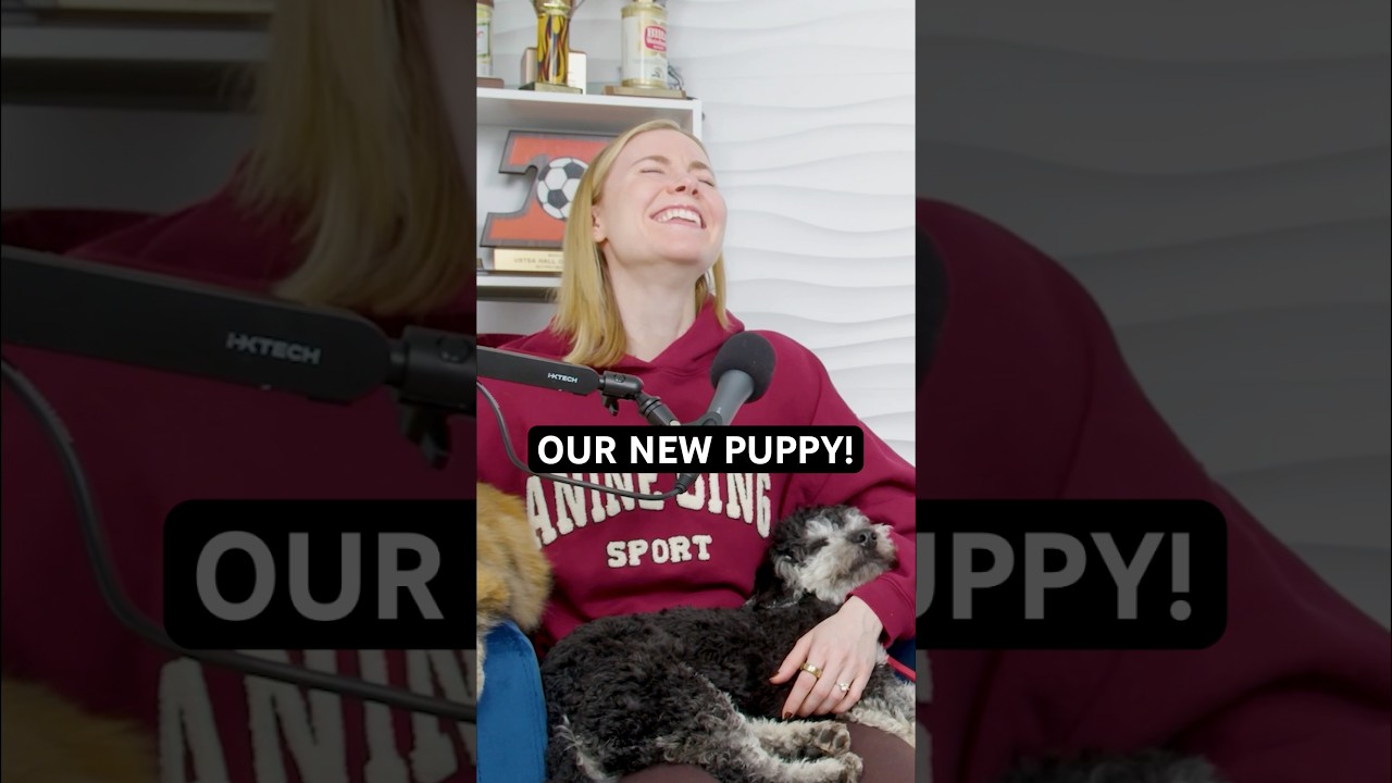 We’ve got a Peepaw pup in the house 🐶🐾  @thatchaddaniels  #puppy #podcast #shorts #pets