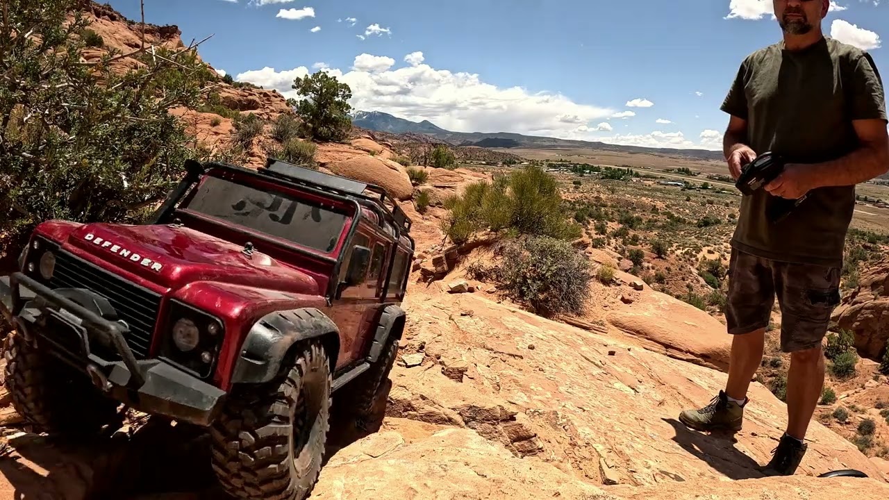 RC Trail Run, Off Camber Chaos Trail,Moab Utah,Axial Capra,Axial SCX10,Traxxas TRX4,Traxxas Defender