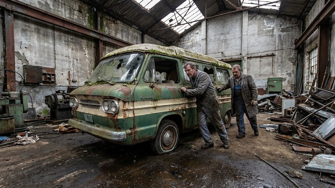 ASMR CAR RESTORATION! FULL RESTORATION OF A 1964 CORVAIR CAMPER COACH AWAKENED TO LOOKING BRAND NEW