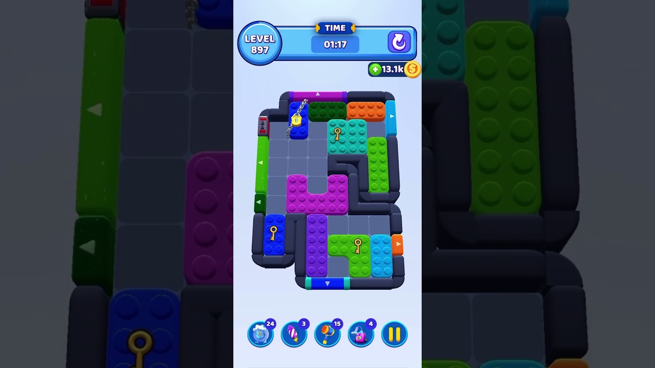 Color Block Jam - level 897 walkthrough - Please subscribe Thank you! 