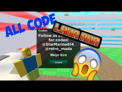 All Codes Lava Run 2020 Krutye Kody V Rezhime Lava Run Roblox Youtube - roblox lava run codes 2020