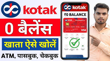 Kotak Mahindra Bank Open Account Zero Balance | Kotak 811 Account Opening Online Zero Balance