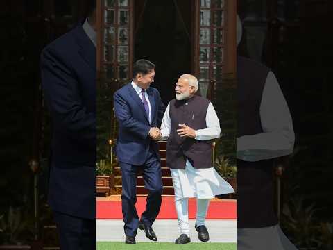 PM Modi Meets Mongolian President Khurelsukh Ukhnaa At Hyderabad House Shorts 
