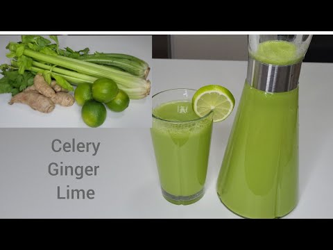 Celery juice | celery, ginger and lime juice with mind blowing health benefits #basictipsandtricks