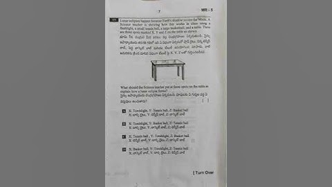 AP 6th class CBA-3 SA2 General science question paper 2023-2024