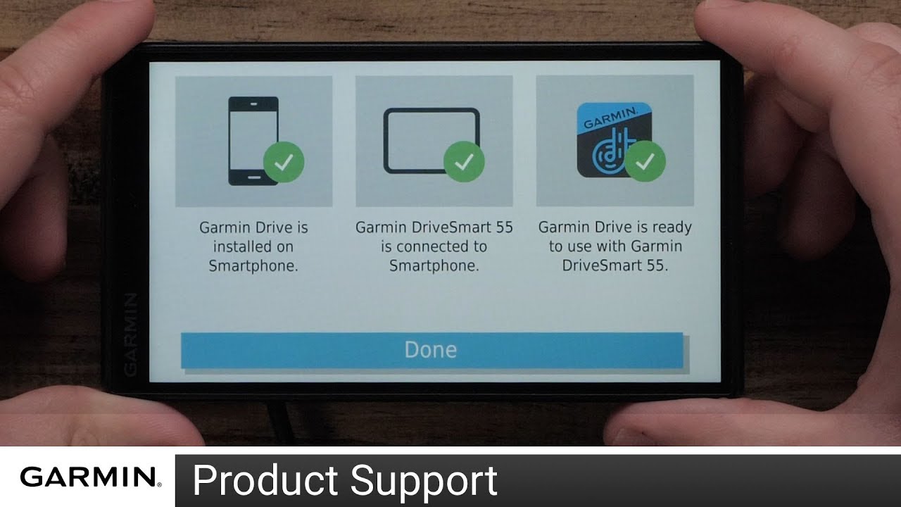 Support: Garmin App Setup on an Apple Device with a Garmin DriveSmart™ 55/65 - YouTube