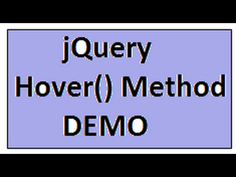 TAMIL HOVER METHOD IN JQUERY DEMO