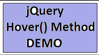 TAMIL HOVER METHOD IN JQUERY DEMO