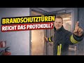 Brandschutz und Rauchschutz-Türen, Prüfplakette, Pflicht oder Reich da einfach das Protokoll?