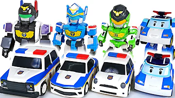 Bad minions escaped from prison! TOYCOP! Protect the village with Robocar Poli! - DuDuPopTOY