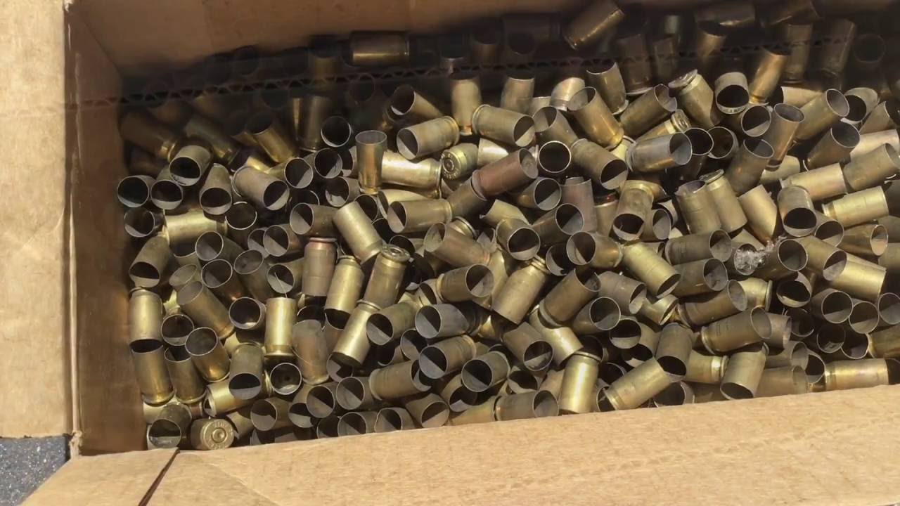 Wet Tumbling My Biggest Run Of Growdy 45 ACP Brass Without Pins YouTube