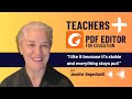 Teachers using foxit pdf editor  creating stable documents  foxit education