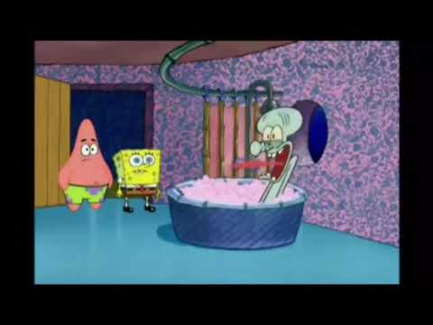 Squidward Screaming but reversed