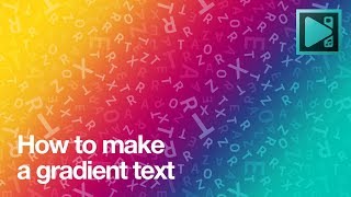 How to make gradient text in VSDC Free Video Editor