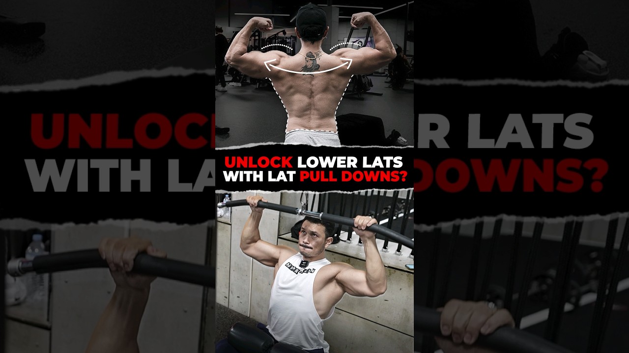 Unlock a Wider Back: Top Exercises to Target Lower Lats |#jeetselal #hsacademy #shorts