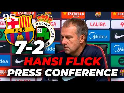 HANSI FLICK full press conference after BARCELONA 7-2 RACING | LALIGA