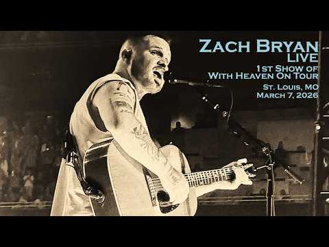 Zach Bryan - "Heading South" Live @ The Dome, St. Louis, MO - 3.8.26