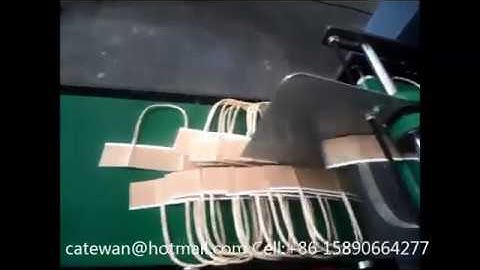 paper bag handle making machine
