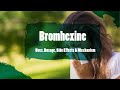 #bromhexine | Uses, Dosage, Side Effects & Mechanism | Bisolvon