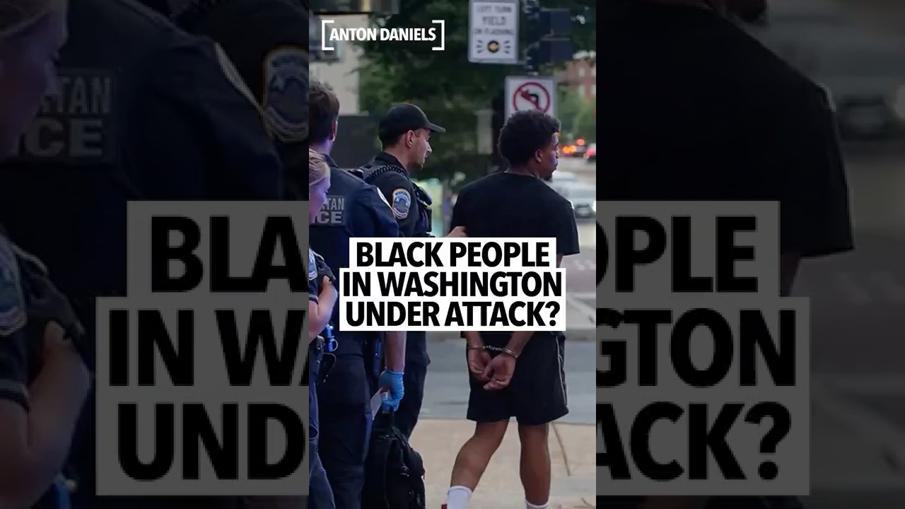Woman says black people and the hood are under attack in Washington, D.C. after Trump deploys police
