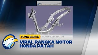 Viral Rangka Motor Honda Patah