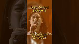 Latest from Sarah G! Lose Control title yet very controlled and powerful! 👏🏻