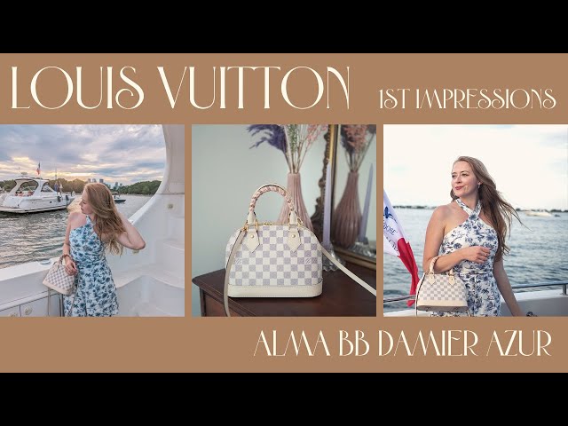 Louis Vuitton Alma BB in Limited Edition DA - Review, Wear & Tear + What  Fits Inside! 