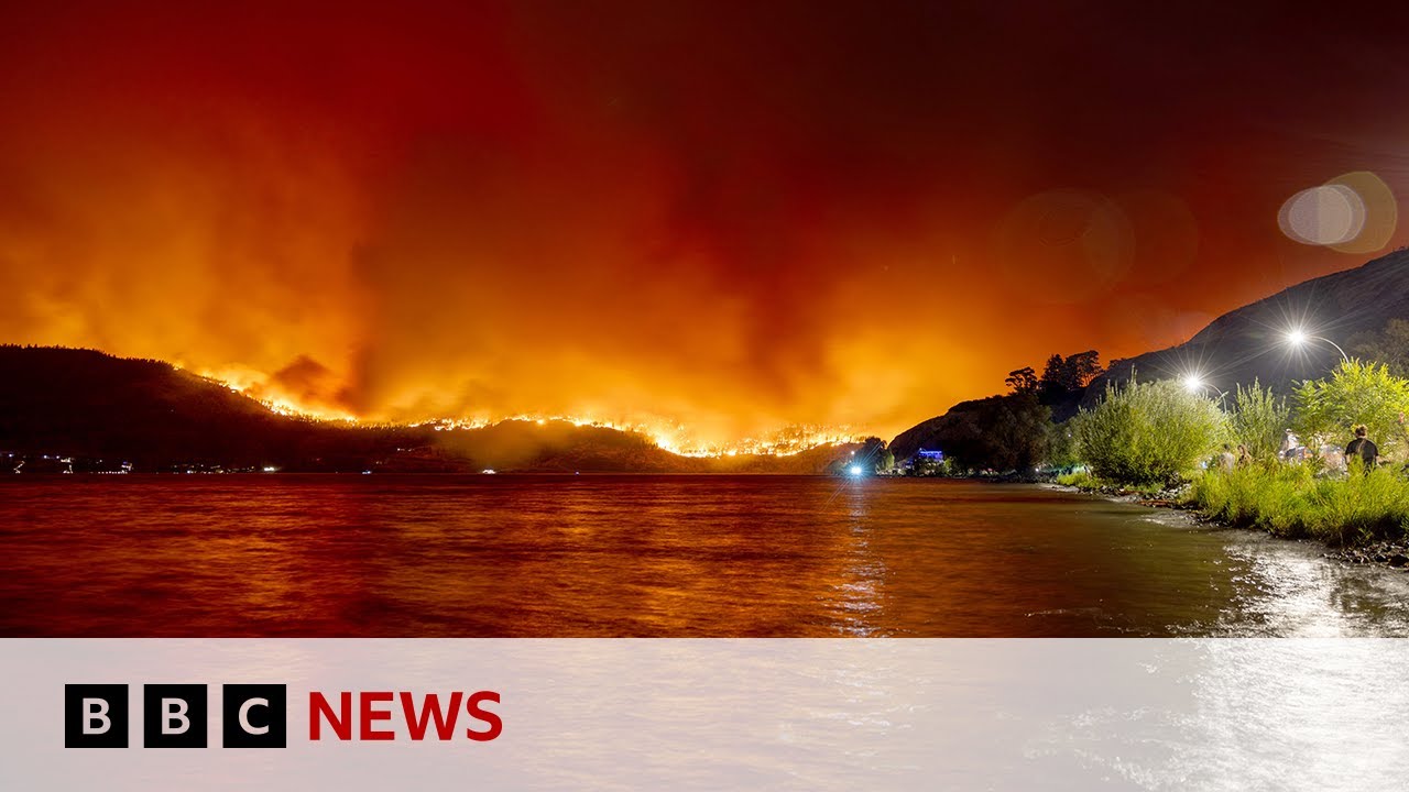 ⁣Canada wildfires: British Columbia declares state of emergency - BBC News