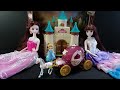 Most satisfying with unboxing dream castle  carriage with beautiful barbie dolls  roleplaying