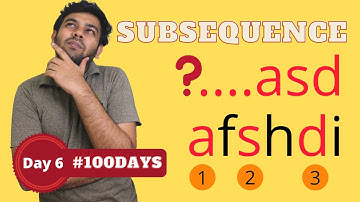 Amazon Zoho Accolite Interview Question | check subsequence #100DaysOfCode | code io | English