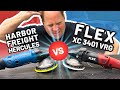 Which forced rotation polisher is better harbor freight hercules vs flex xc 3401 vrg