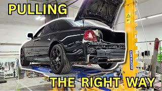 Transforming Luxury: The Salvage Rolls Royce Ghost Project Gets A Frame Machine Makeover