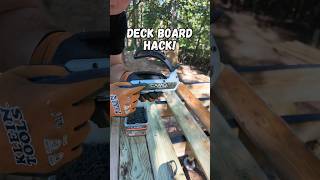 This is definitely the easiest and cleanest way to install deck boards! #diy