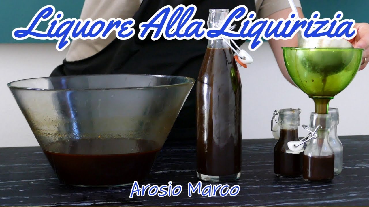 Liquore alla liquirizia - Come fare in casa il liquore perfetto per il fine  pasto