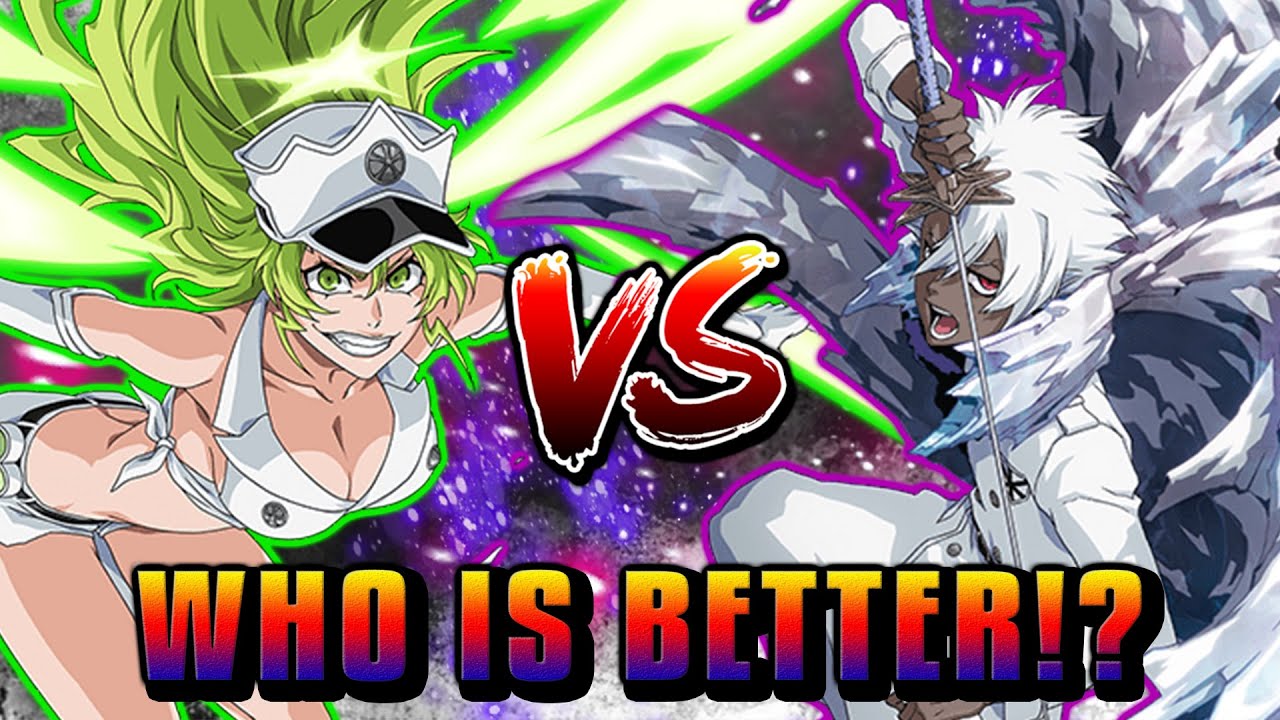 WHO IS BETTER!? Candice Catnipp VS Zombie Toshiro Character Comparison Bleach Brave Souls
