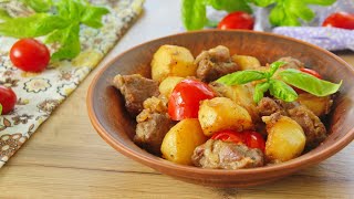 Самая вкусная КАРТОШКА С МЯСОМ на сковороде которую я только ела РЕЦЕПТ грузинского оджахури 
