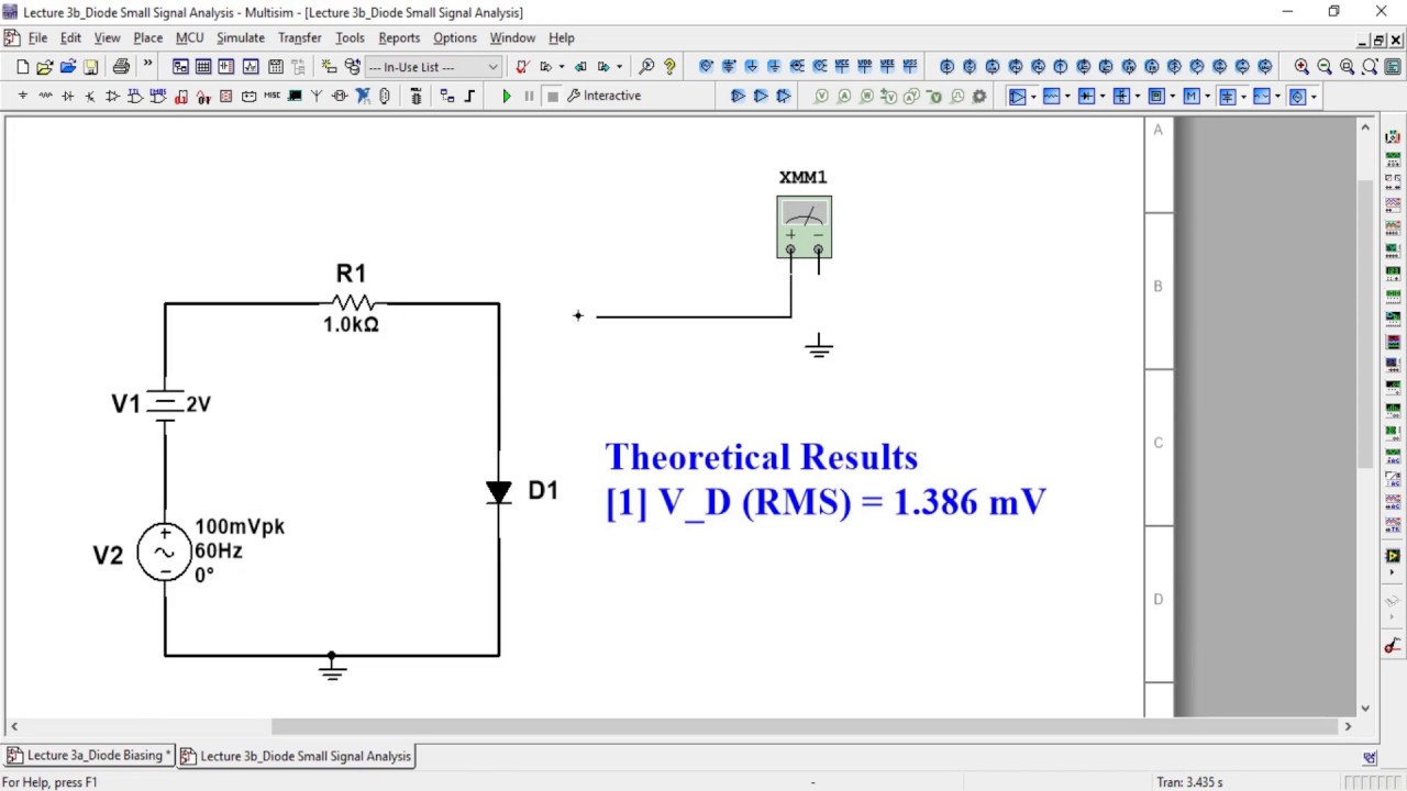 Lecture 3 Analysis of a Diode [Theory with Software Verification] - YouTube