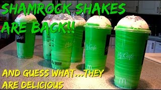 Shamrock Shakes Are Back And They Are Delicious!!!
