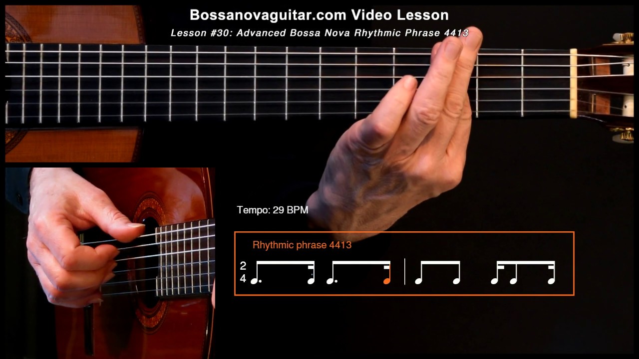 Ave Maria no Morro Bossa Nova Guitar Lesson 30 Advanced Rhythmic